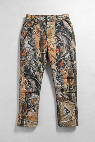 WİDİ Kışlık UNISEX Outdoor Avcılık Kamuflaj Orman Desenli Softshel Kar Su Rüz...