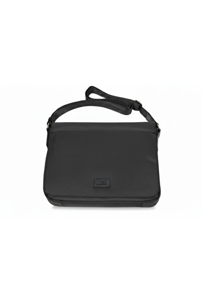 David Jones Mens Shoulder Bag Stylish and Durable Everyday Carry | Color Blac...