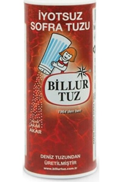 Billur Tuz İyotsuz Sofra Tuzu 250 g x 10 Adet - Ekonomik Avantajlı Paket İyot...