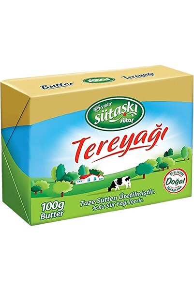 Kebir Sütaş Tereyağı 100 g x4 Paket – Sofralarınız İçin Yoğun ve Kremamsı Lezzet
