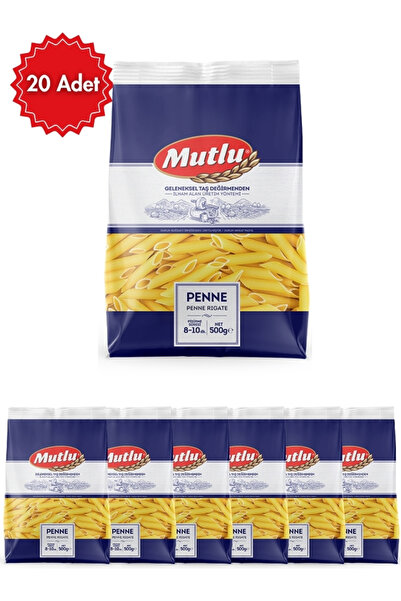 Mutlu Makarna Penne 500 G x 20 Paket