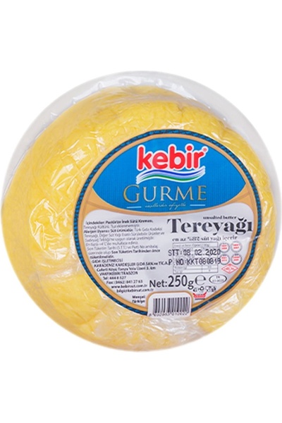 Kebir Gurme Tereyağı 250 g x4 Paket – Kahvaltılara ve Tariflere Yoğun Lezzet