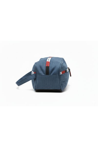 David Jones Men’s Toiletry Bag Travel Organizer | Stylish & Durable Grooming Pouch | Color Blue