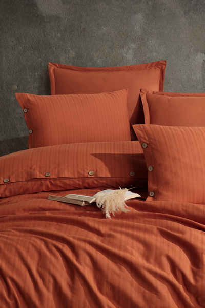 Nordqueen Set cuvertură de pilota cu nasturi dubli 100% bumbac