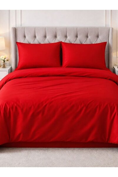 Mulberry Double Duvet Cover Set Without Sheets 200*220 -red