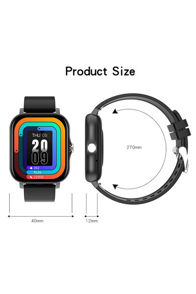 LAYAN Blue Bluetooth Calling Smartwatch with 1.69 inch Touch Display, Fitness...