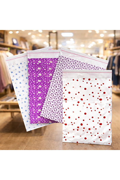 Ambalaj Evi Pachet de pungi cadou metalizate 35x50 Pachet cadou colorat cu ba...