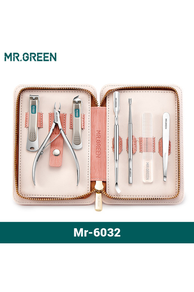 Mr Green Mr-6032 MR.GREEN Manicure Set Pedicure Sets Nail Clippers Tools Stai...