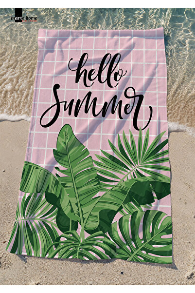 Marte Home منشفة شاطئ ملونة مطبوعة للصيف