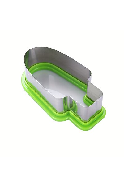 Choice قطاعة بطيخ وقالب مصاصات مثلجات من الفولاذ المقاوم للصدأ، لون أخضر، قطع...