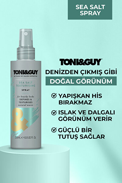 Toni&Guy Deniz Tuzu Etkili Şekillendirici Saç Spreyi 200 ml