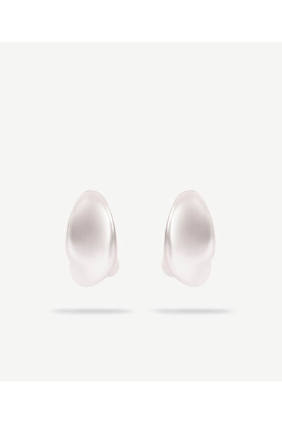 Yargıcı Textured Asymmetrical Hoop Earrings