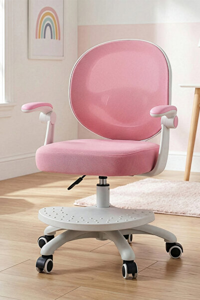 KARR OFFICE Vigo Kız Çocuk Çalışma Sandalyesi Pembe