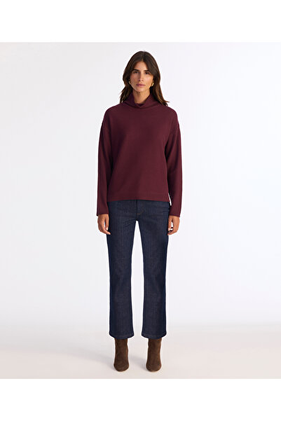 Yargıcı Wide Turtleneck Long Sleeve Sweater