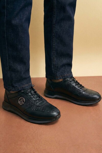 DETECTOR Ортопедични ултра леки мъжки обувки от естествена кожа със специална...