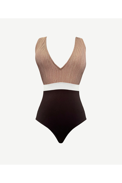 Yargıcı ملابس السباحة ذات التفاصيل المتقاطعة