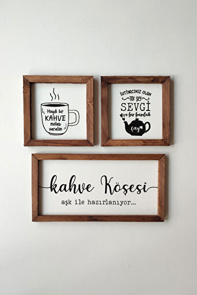 Wooden Factory Türkçe Mutfak, Çay, Kahve Köşesi, Haydi Bir Kahve Molası Verel...