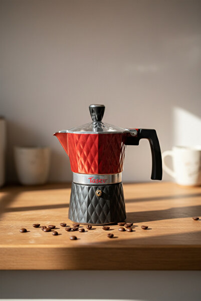 Bambum Taşev Tt1204 Diamante Moka - 3-cup Aluminum Pot