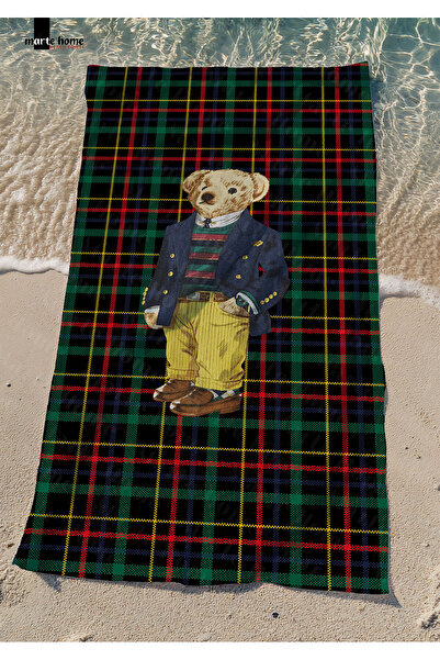 Marte Home Prosop de plajă Ekoze Tedy Bear