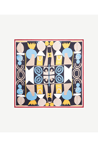 Yargıcı Geometric Patterned Scarf