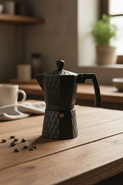 Bambum تاشيف T1203 وعاء آدمانتي موكا 6 أكواب (ألومنيوم)