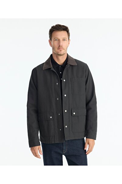 Yargıcı Regular Shirt Collar Long Sleeve Jacket