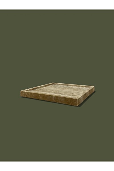 FARALYAHOME Natural Travertine Marble Tray, Bathroom Organizer, Presentation ...