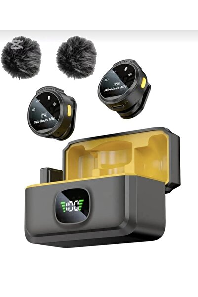 comse J6 Iphone Ve Android Uyumlu Mini Kablosuz Yaka Mikrofonu Göstergeli Led...