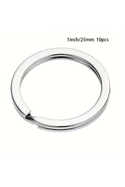 Choice 10pcs 10/20/40pcs Split Key Rings Keyrings, Key Rings Bulk, Flat Keych...