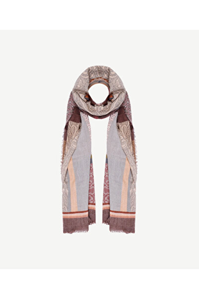 Yargıcı Ethnic Patterned Wool Shawl