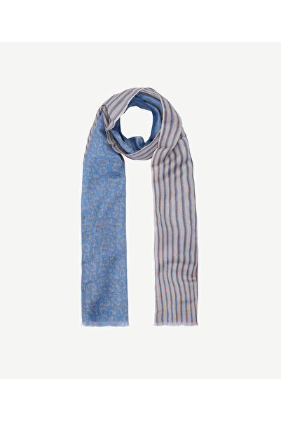 Yargıcı شال منقوش وممزوج بالصوف