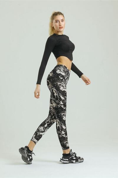 FVTEKSTİL Colanți sport Lycra cu talie înaltă