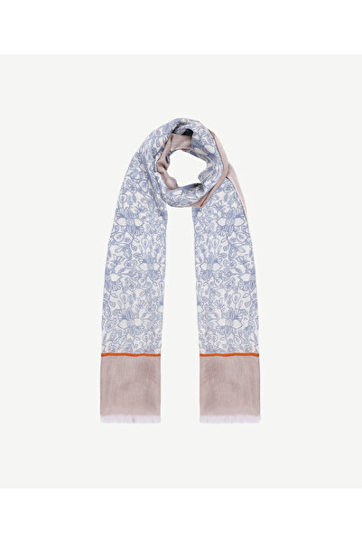 Yargıcı شال منقوش وممزوج بالصوف