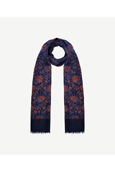 Yargıcı Floral Patterned Wool Shawl