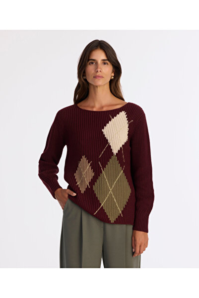 Yargıcı Regular Kayık Yaka Uzun Kol Kazak