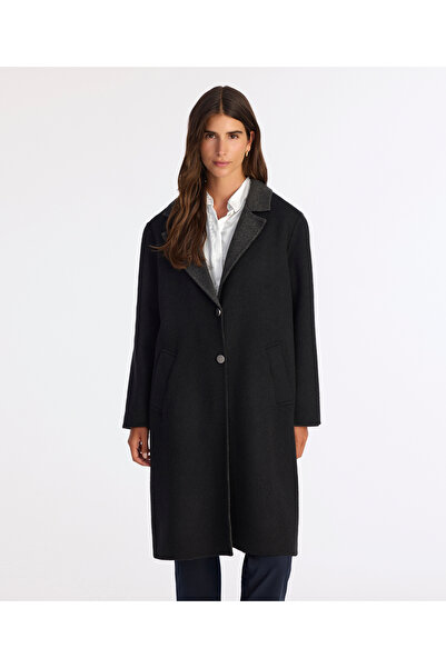 Yargıcı Regular Kırlangıç Yaka Uzun Kol Palto