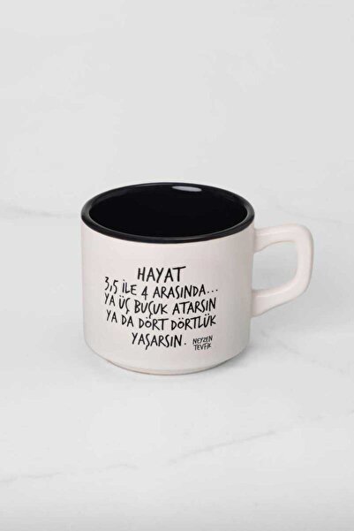 Refikadan Neyzen Tevfik Dört Dörtlük Kupa - Siyah