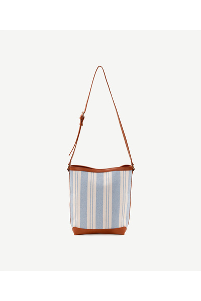 Yargıcı Striped Shoulder Bag