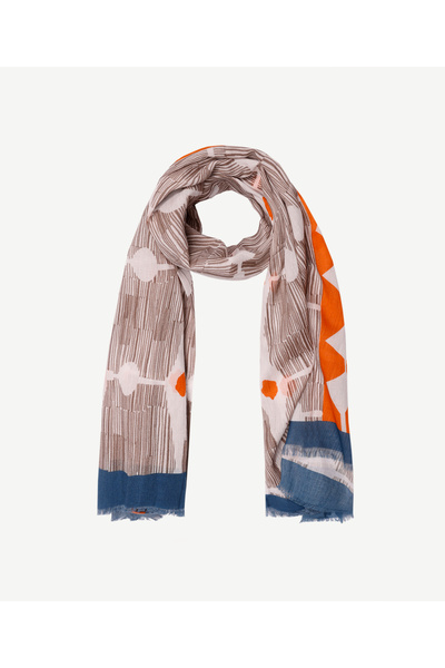 Yargıcı Geometrik Desenli Şal