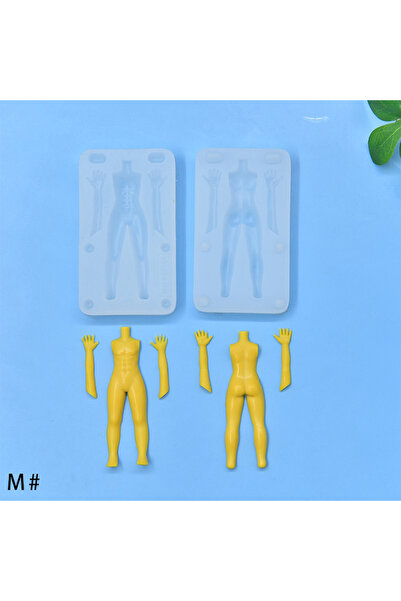 Choice مجموعة أدوات تشكيل ونحت الدمى M DIY، مجموعة واحدة، قالب سيليكون لجسم د...