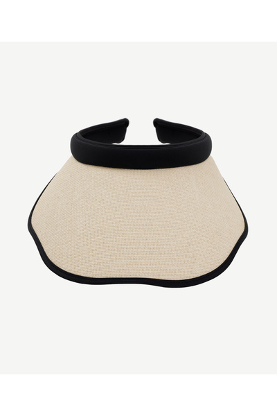 Yargıcı Hasır Vizör Şapka