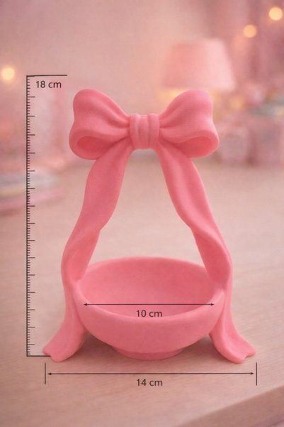 BB Craft Decorative Bow Jewelry & Accessory Stand - Barbie Pink
