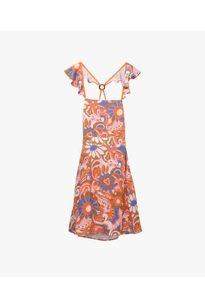 Yargıcı Sırt Detaylı Elbise