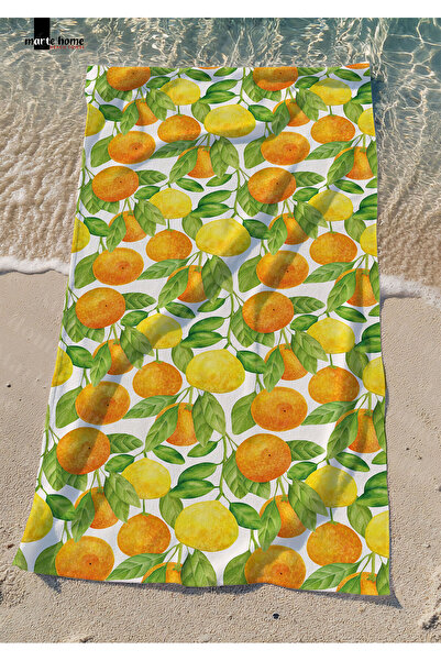 Marte Home الحمضيات - منشفة الشاطئ المطبوعة