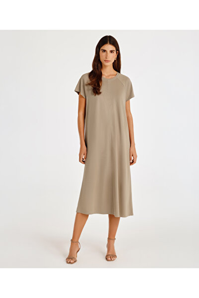 Yargıcı Crew Neck Raglan Sleeve Dress