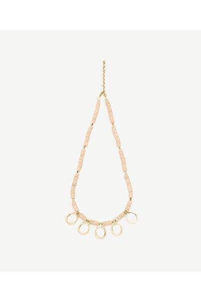 Yargıcı Ring Detailed Shell Necklace