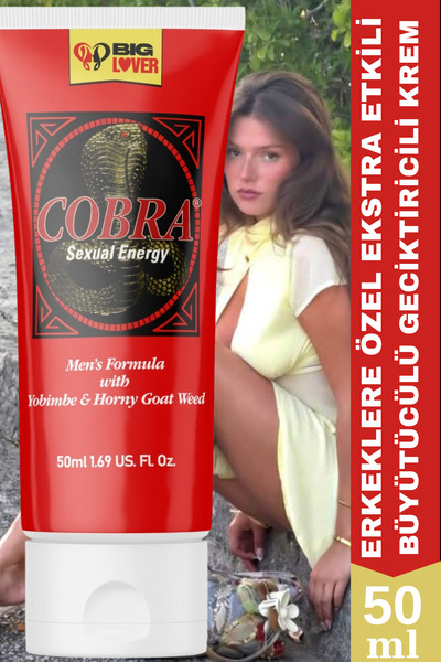 Big Lover Fransa''dan İthal Erkeklere Özel Büyütücülü Geciktiricili Bakım Kre...