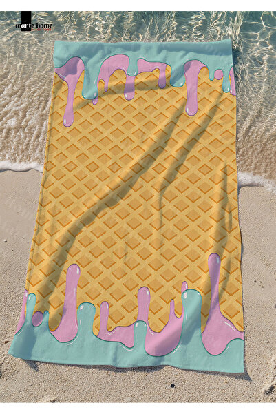 Marte Home آيس كريم - منشفة شاطئ مطبوعة