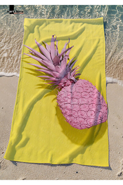 Marte Home منشفة الشاطئ بطبعات الأناناس