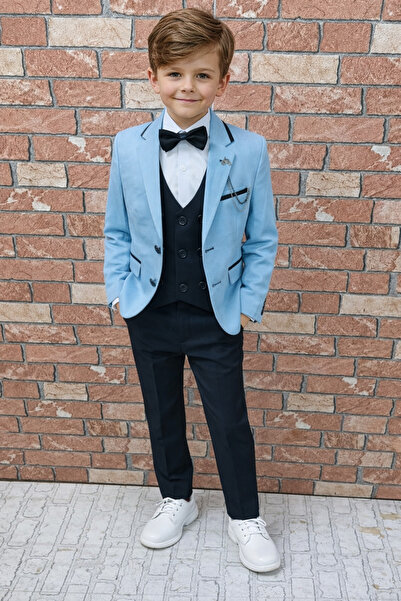 HAYTA Κοστούμι Γιλέκο Πουκάμισο Σετ Βελούδινο 5 ετών-10 ετών